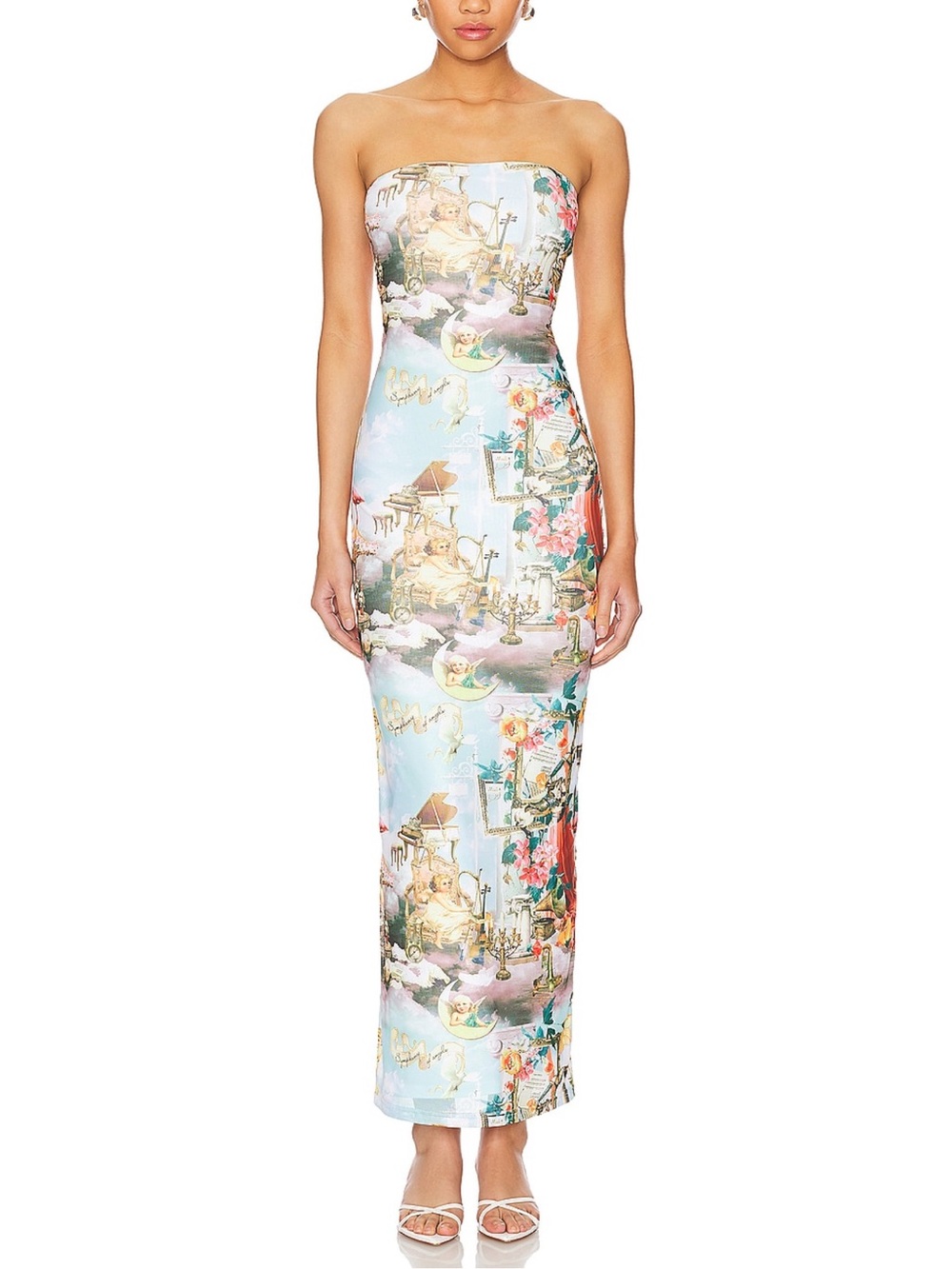 superdown Harmony Maxi Dress in Blue Multi